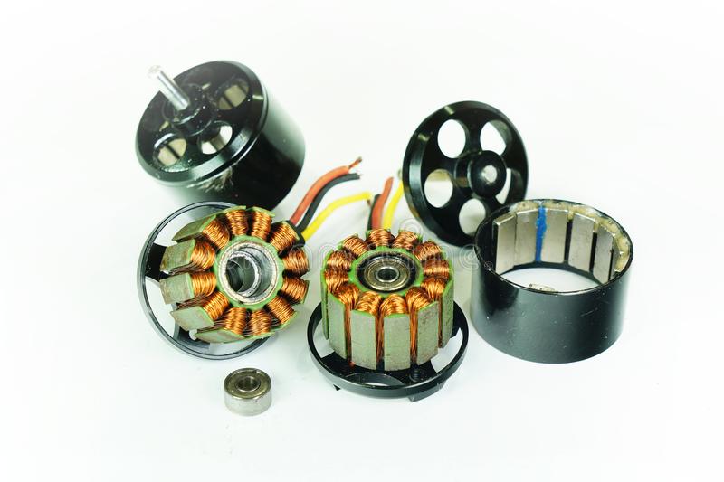 Why are brushless motors used in drones?
